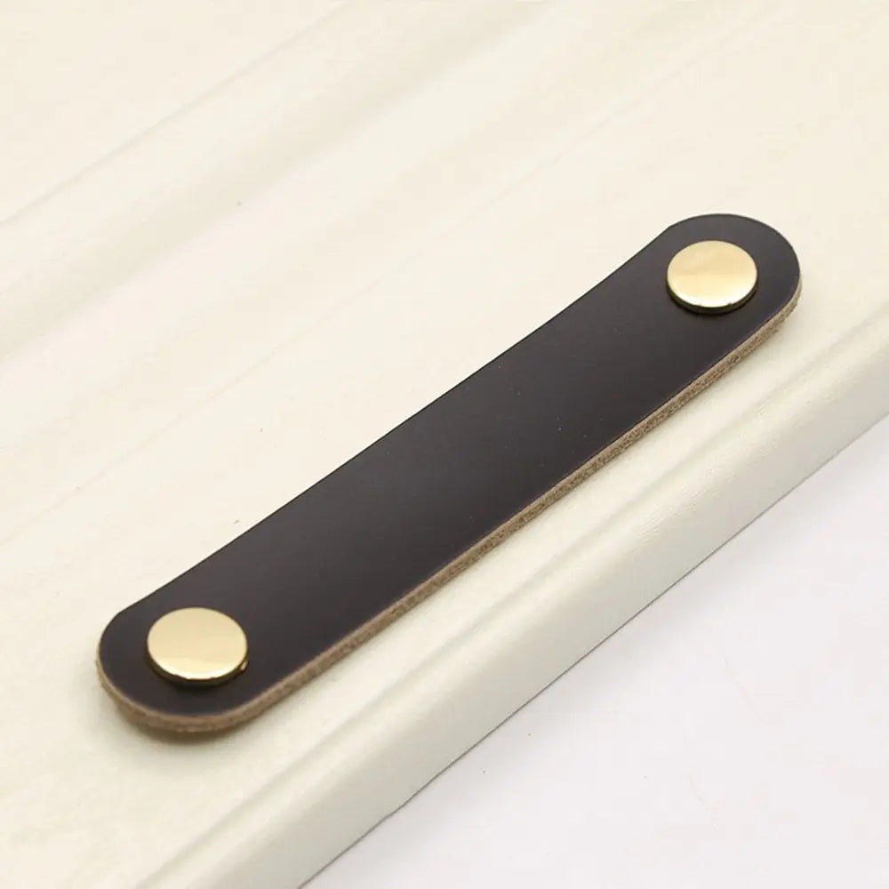 Children's Furniture Hardware Kitchen Wardrobe Cabinet Environmentally Drawer Handle Door Pulls Furniture Knobs Leather Handle