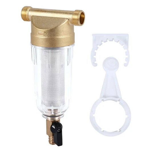 A61I 4 Split-Mouth Water Filters Front Purifier Copper Lead Pre-Filter Backwash Remove Rust Contaminant Sediment Pipe
