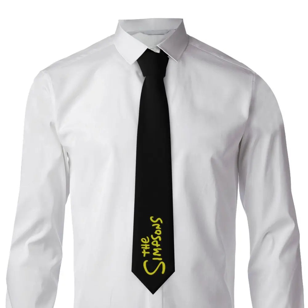 Personalized The S-Simpsones Homer Neck Ties Men Formal Silk Wedding Neckties