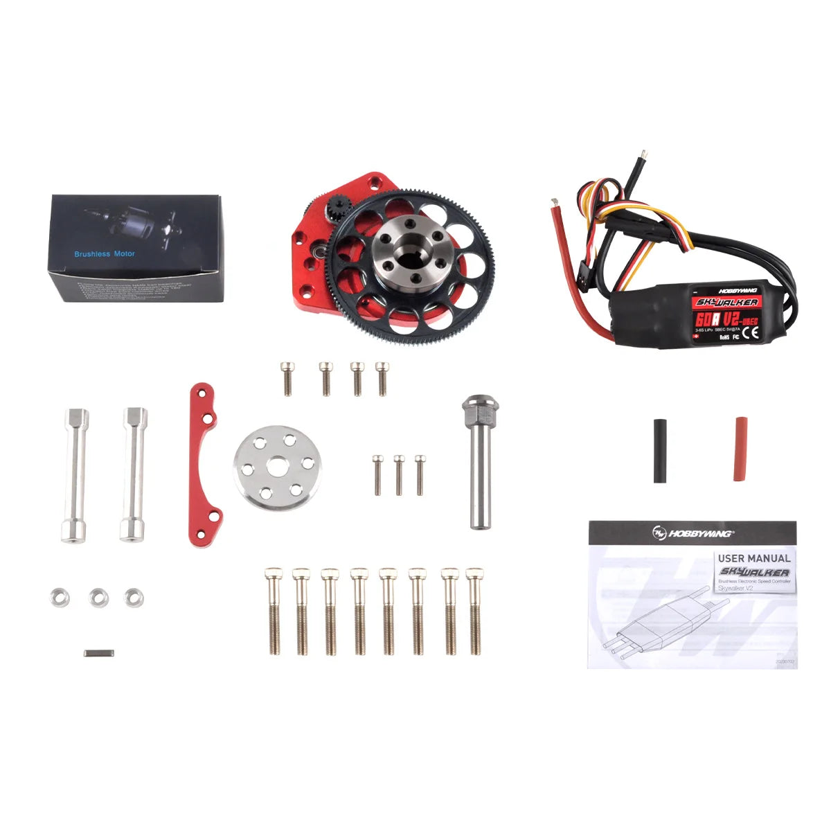 RC Engine Electric Starter On Board Auto for  DLE120 Gasoline Engine Motor RC Model Plane