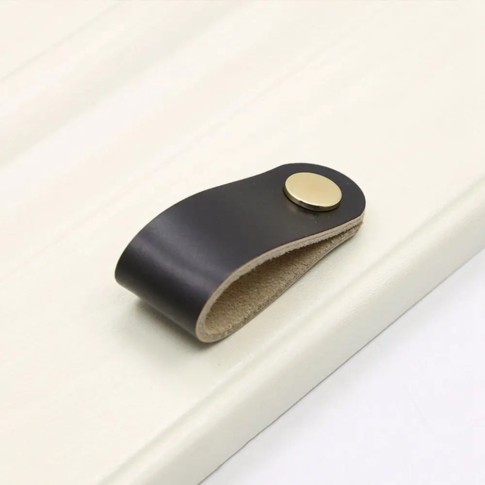 Children's Furniture Hardware Kitchen Wardrobe Cabinet Environmentally Drawer Handle Door Pulls Furniture Knobs Leather Handle