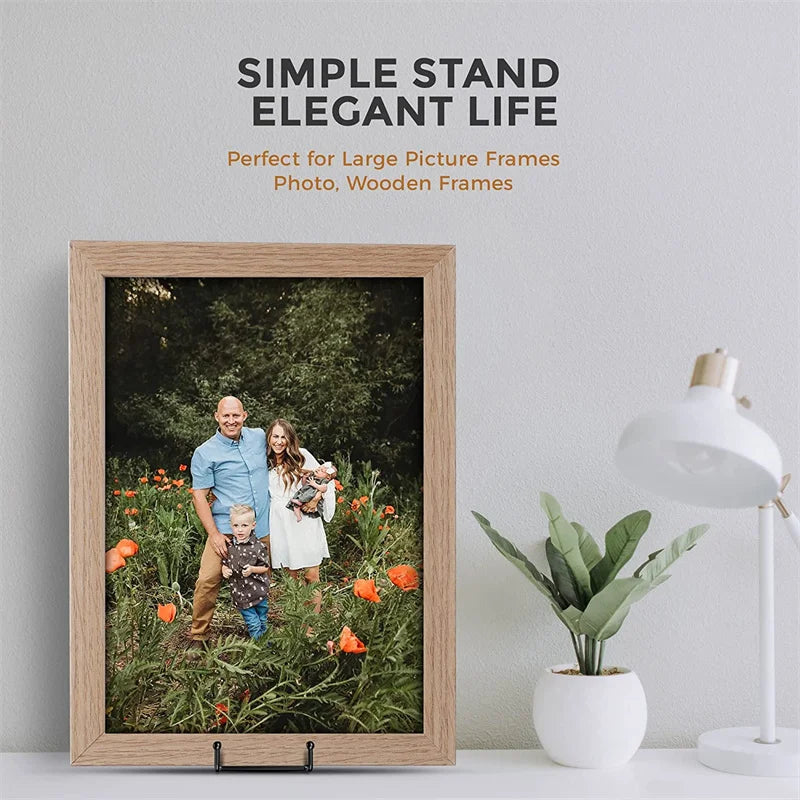 Furniture Display Stands Metal Frame for Picture Decorative Plate Book Photo Easel Artistic Work Home Office Showroom