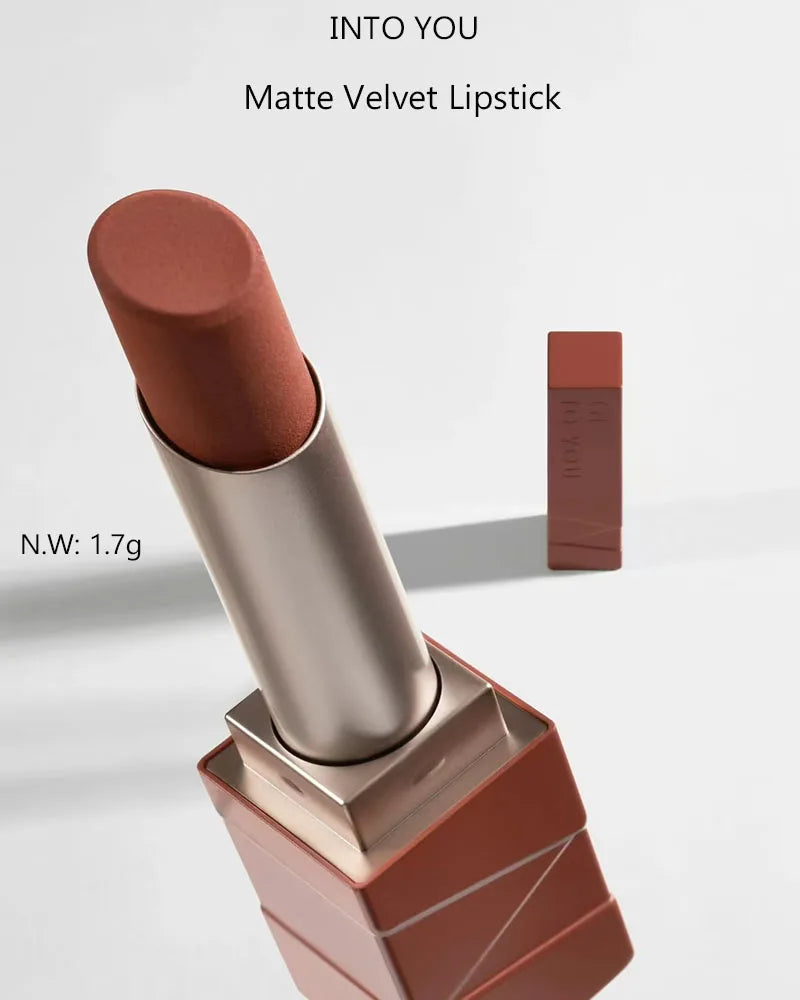 INTO YOU Matte Velvet Lipstick Easy To Wear Silky Smooth Long Lasting Whitening Lips Beauty Makeup
