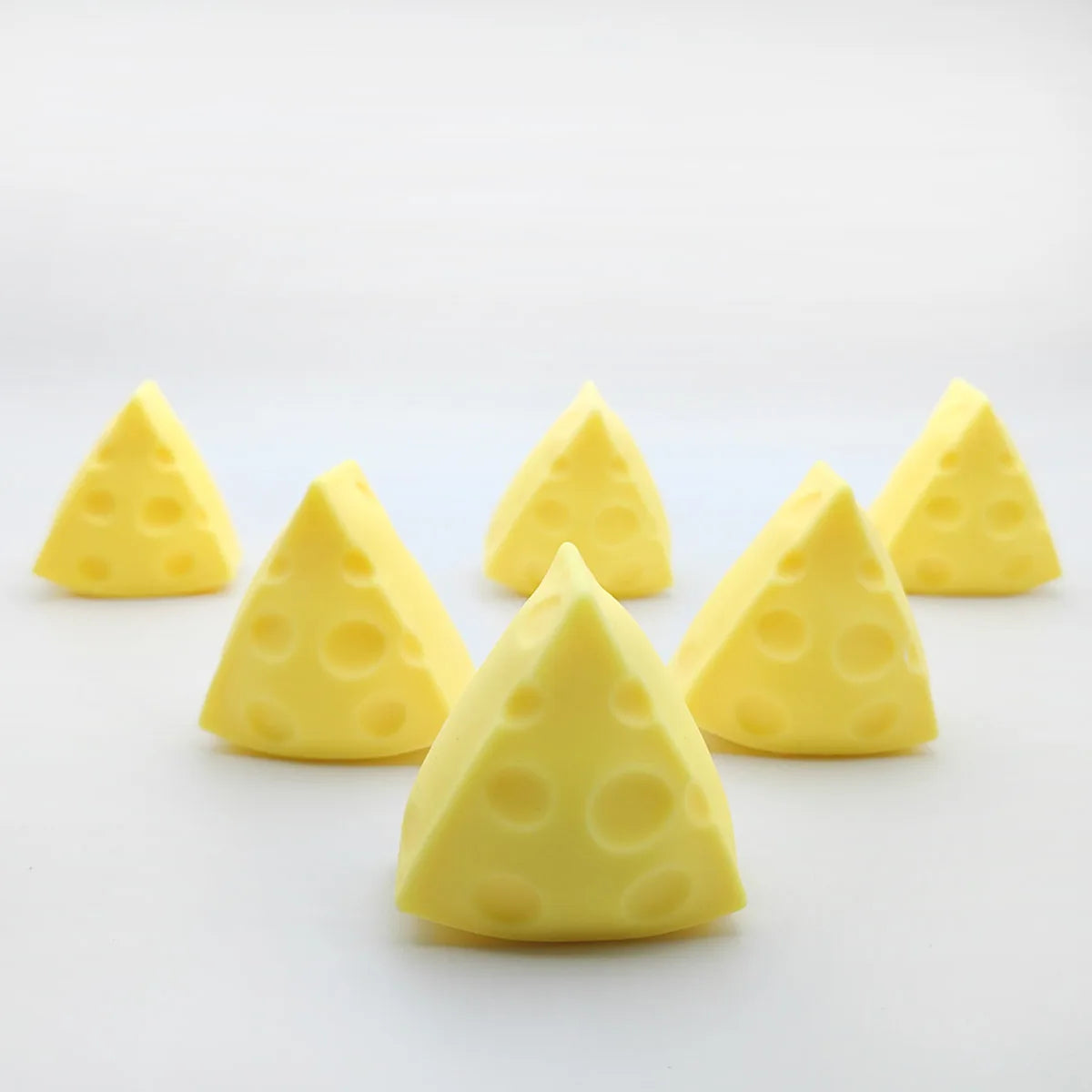 Cheese Squishy Toy Simulation Cheese Squeeze Toy Soft Cute Decompressing Pinching Cheese Sticky Slow Rebound Kids Adult Toy