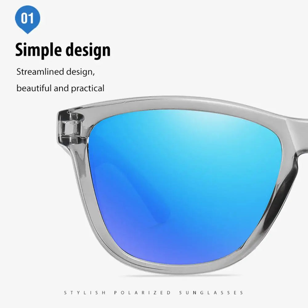 2024 Polarized Mirrored Sunglasses Brand Designer Men's Driving Fishing Shades Male Sun Glasses For Men Retro Women UV400 Gafas