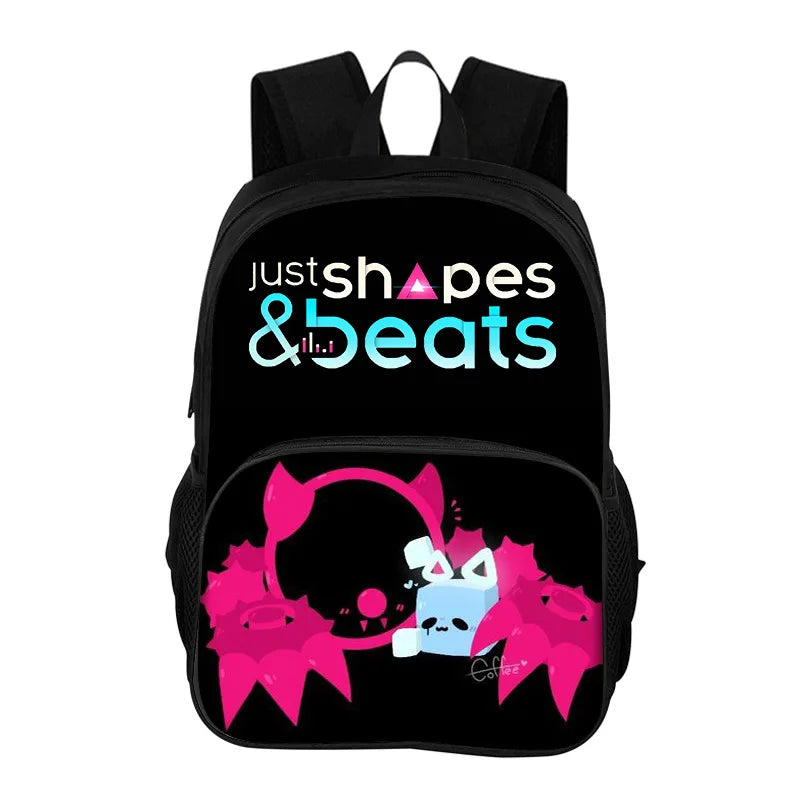 Kids Backpacks Just Shapes & Beats Student Anime School Bags Children Outdoor Sport Travel Rucksack Gift