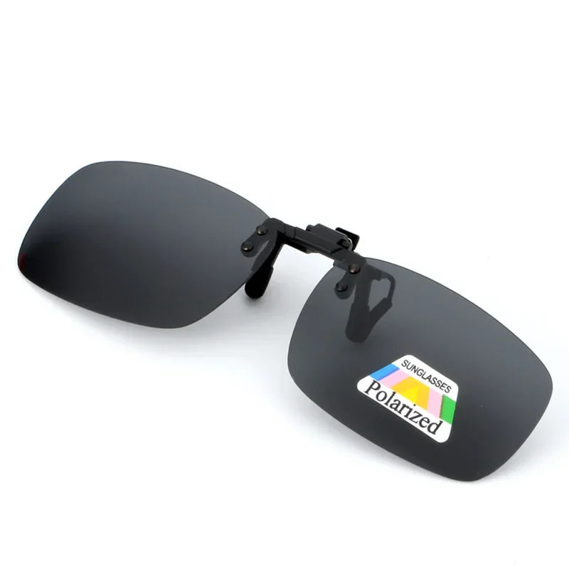 Polarized Sunglasses Clip Drive Sun Spectacles Yellow Night Vision Glasses Night Resin Lens Driving Eyeglasses