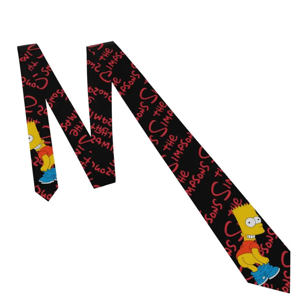 Personalized The S-Simpsones Homer Neck Ties Men Formal Silk Wedding Neckties