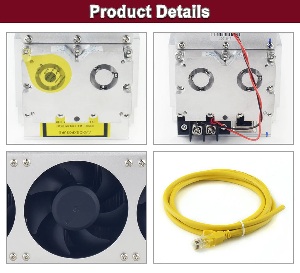 YongLi Co2 RF Laser Source RLT-35A/40A/45A 10600um For Co2 Marking Machine