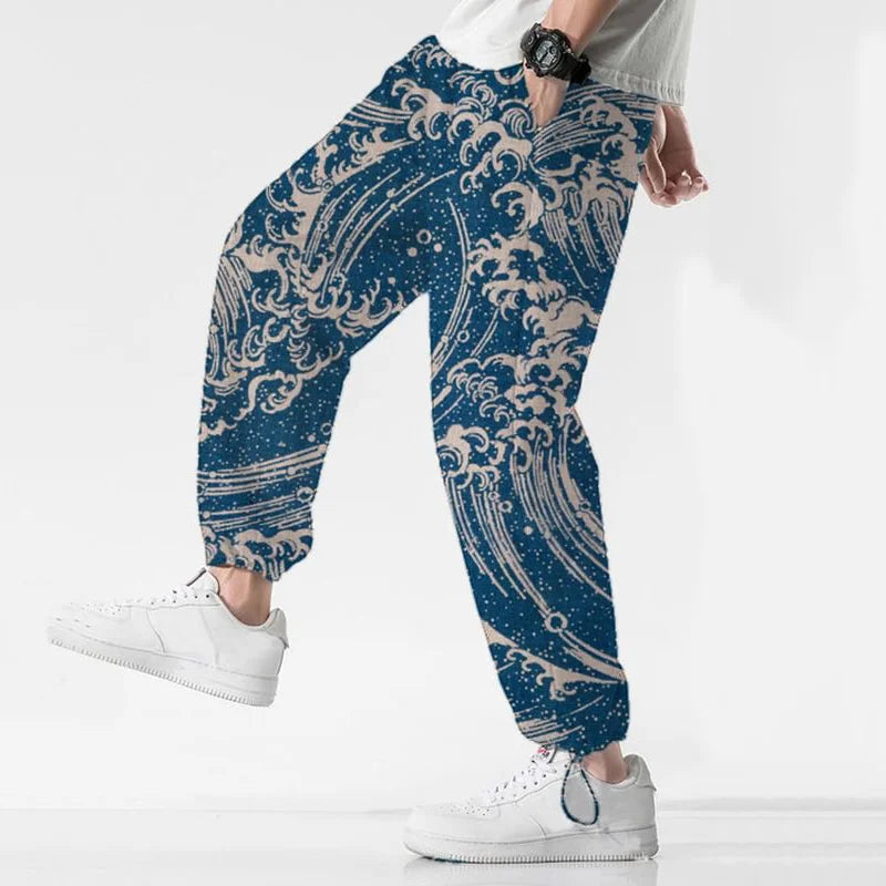 Sweatpants Pants For Women Summer Autumn 3D Print Bottom Pockets High Waist Sporty Gym Athletic Fit Jogger Female Trousers