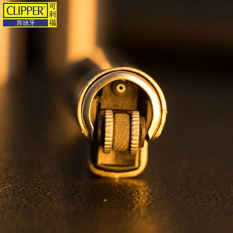 Metal Clipper Lighter Detachable Metal Lighter Environmentally Friendly Inflatable Lighter Grinding Wheel Ignition Tool Men Gift
