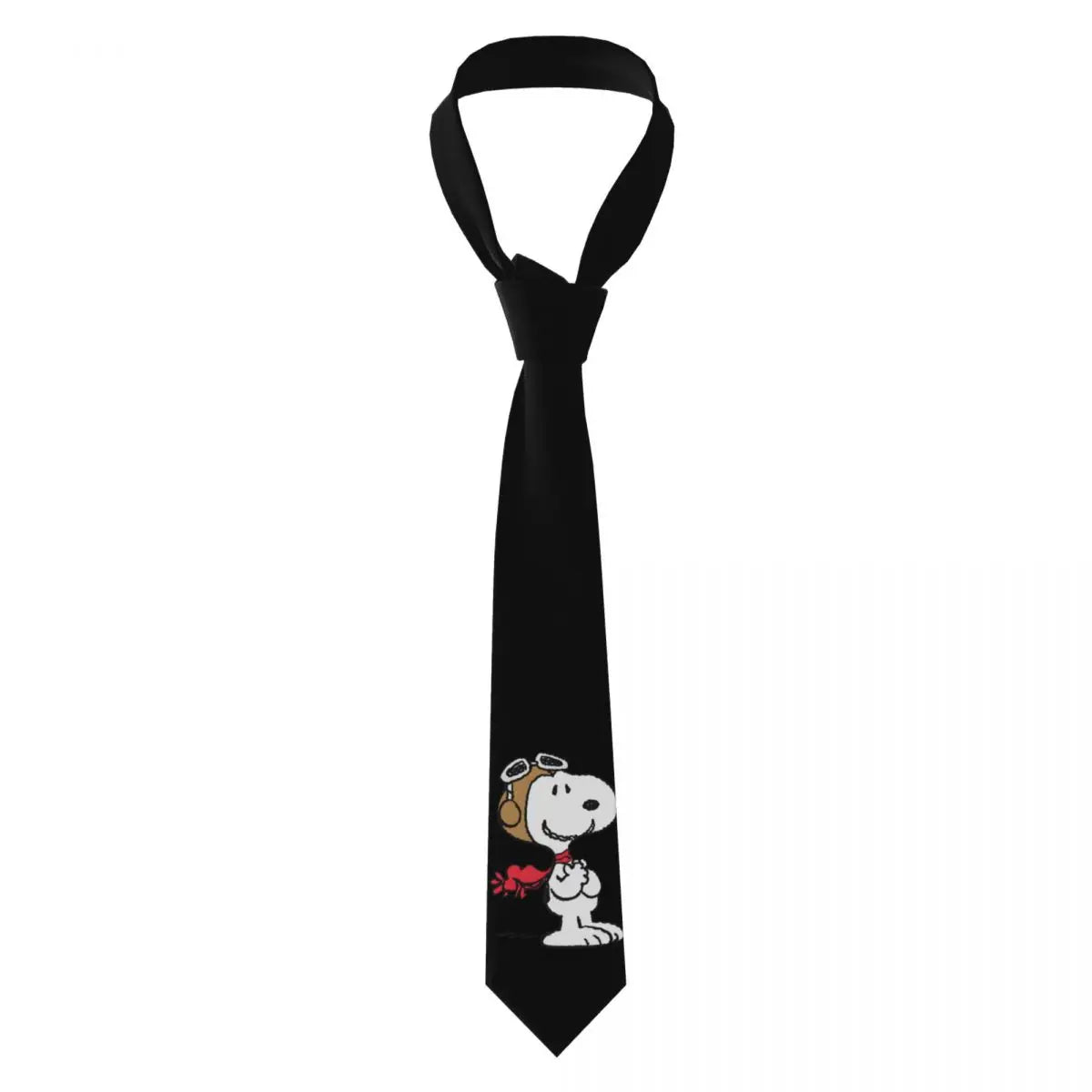 Personalized Fashion S-Snoopys Neckties Men Silk Cartoon Office Neck Tie