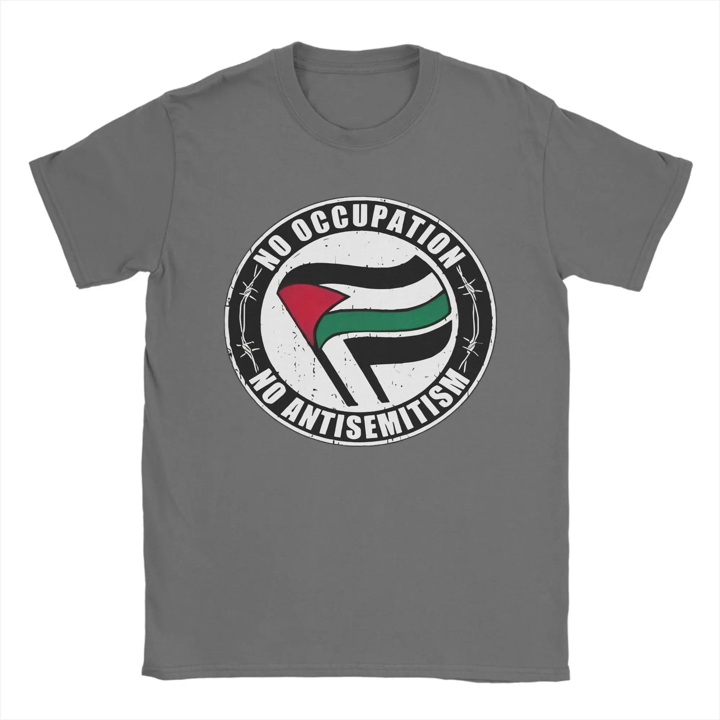 Palestine Flag  T Shirt Summer  Cotton T-Shirts For Men Popular Pattern Tshirt Short Sleeve Vintage Tops