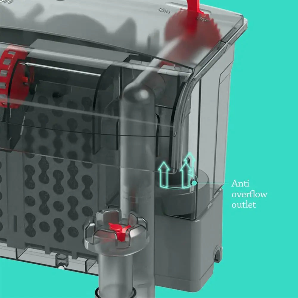 waterfall Fish tank filter wall-mounted 3 in 1 Waterfall Filter Box Built-in Silent Circulating Water Purifier for Home