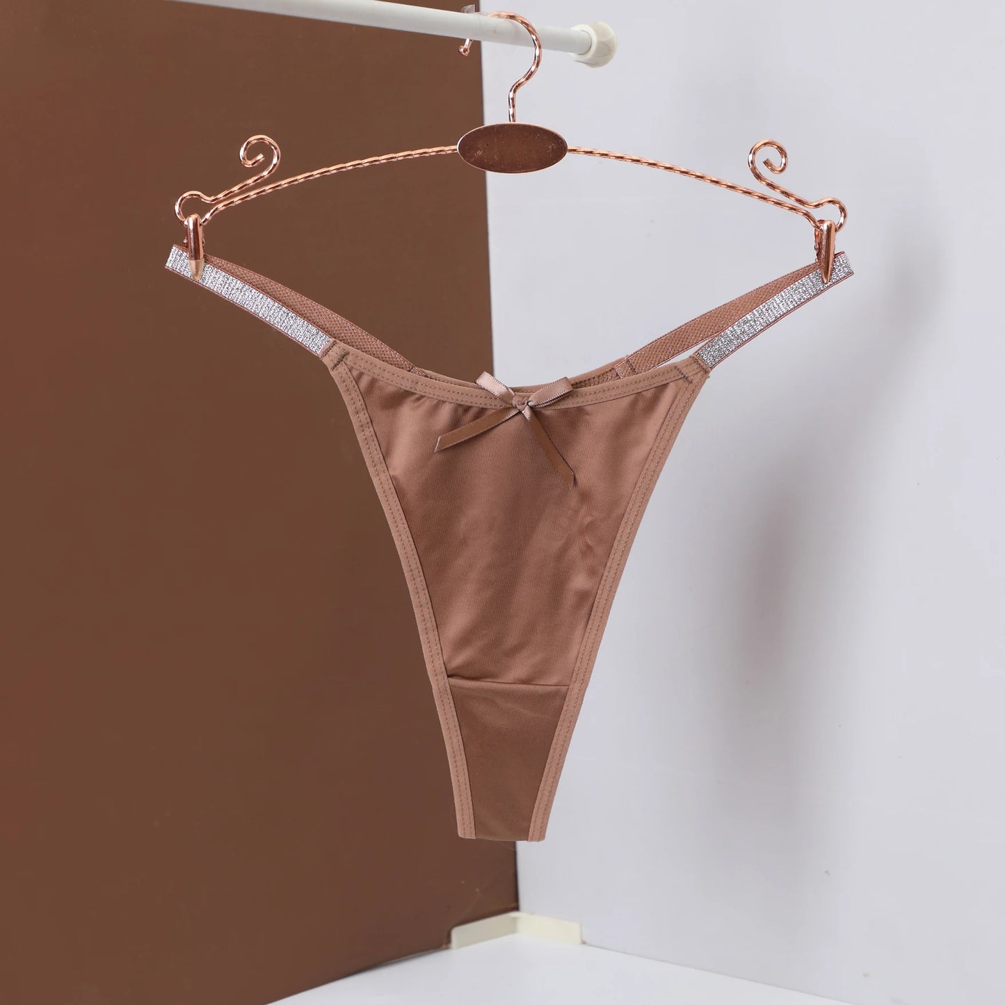 Thong Briefs for Women Soft Comfortable Solid Color Sexy Underpants with Thin Belt Female Lingerie Women's Thong