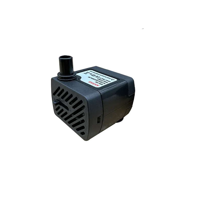 Submersible pump 220V 3W maximum flow 180L/H Four LED lights aquarium fish tank pond Luminous fountain LED water pump EU plug