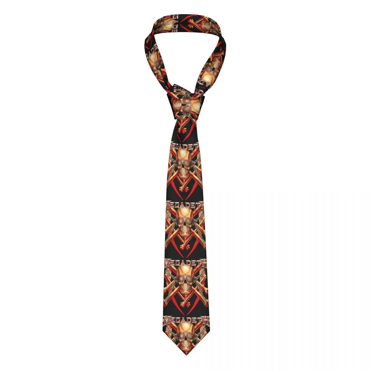 Slipknots Neckties Men's Customized Silk Heavy Metal Rock Music Gift Neck Tie for Office
