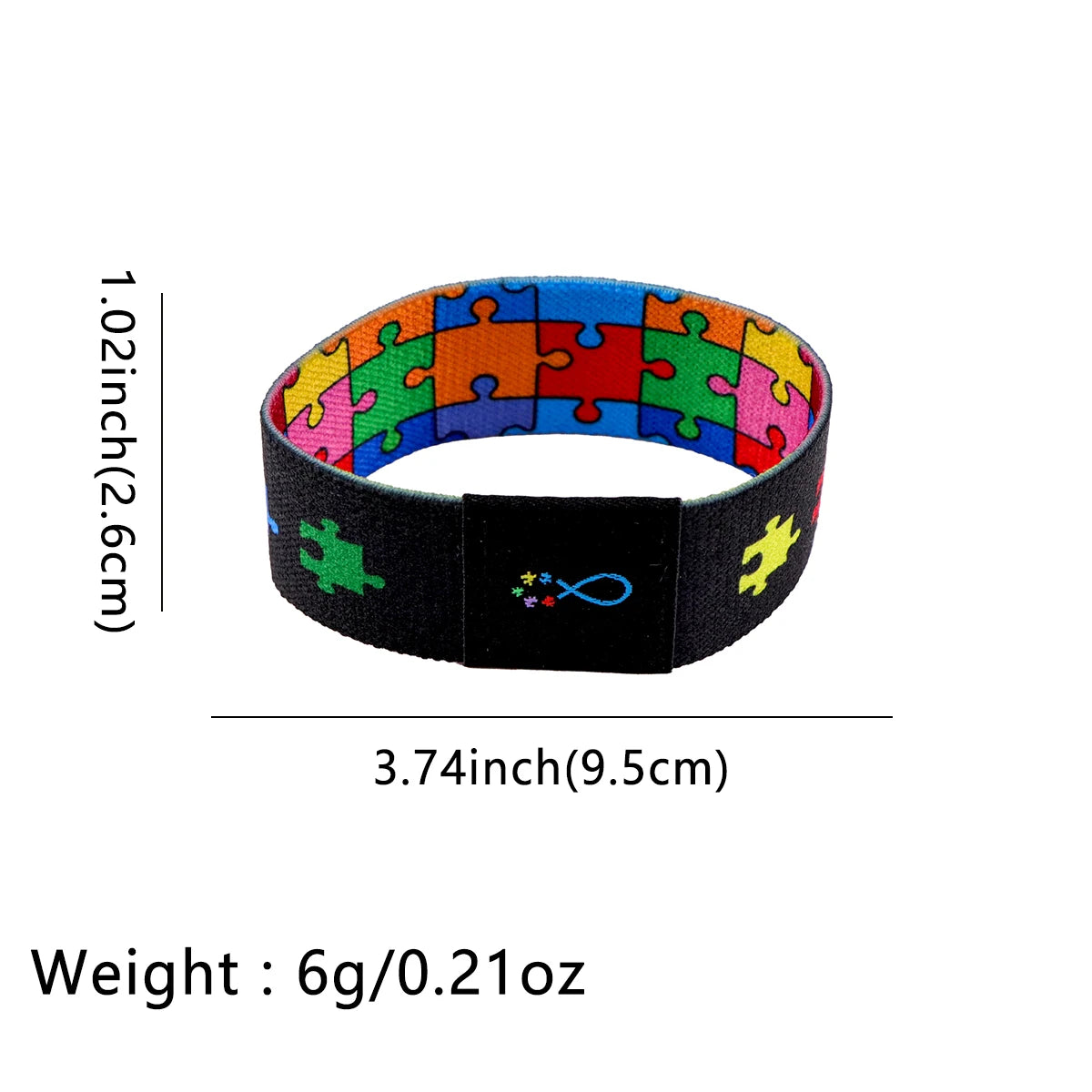 Autism Awareness Bracelet For Women Men Armband Sport Wristband Elastic Bangle Bracelets Accessories Doctor Nurse Gifts
