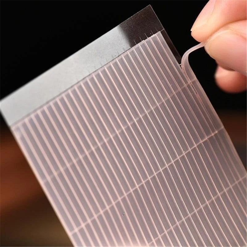 520Pcs/10Sheets Invisible Double Eyelid Tape Self-Adhesive Transparent Pink Eyelid Stickers Waterproof Fiber Stickers For Eyelid