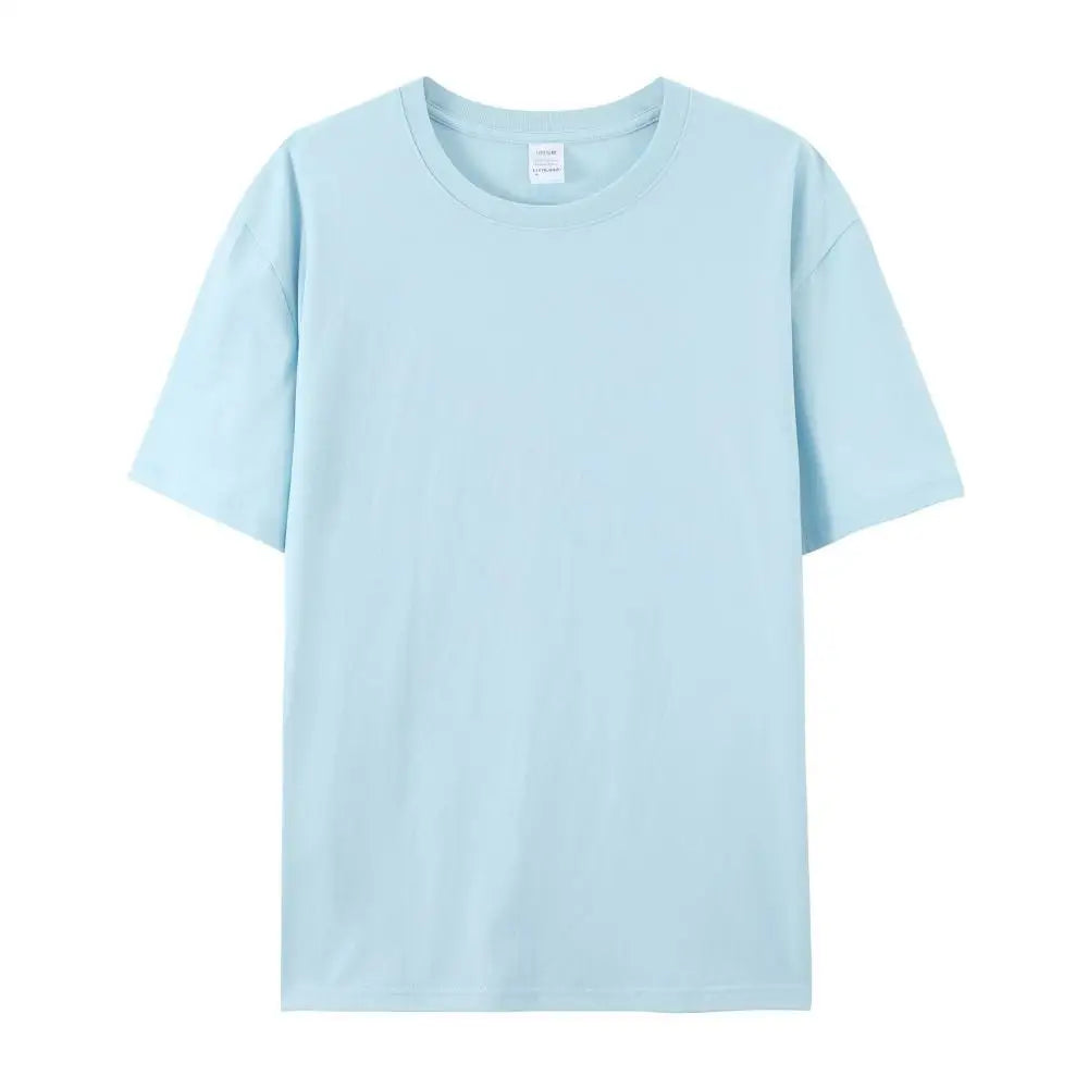 Plain 100% Cotton T Shirt Men High Quality Wholesale Short Sleeve T-shirts Unisex Crew Neck Tshirt For Men Playeras De Hombre