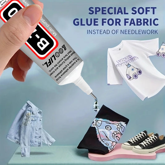 Epoxy resin super strong adhesive, fabric adhesive has strong plasticity, colorless, transparent, odorless, and washable