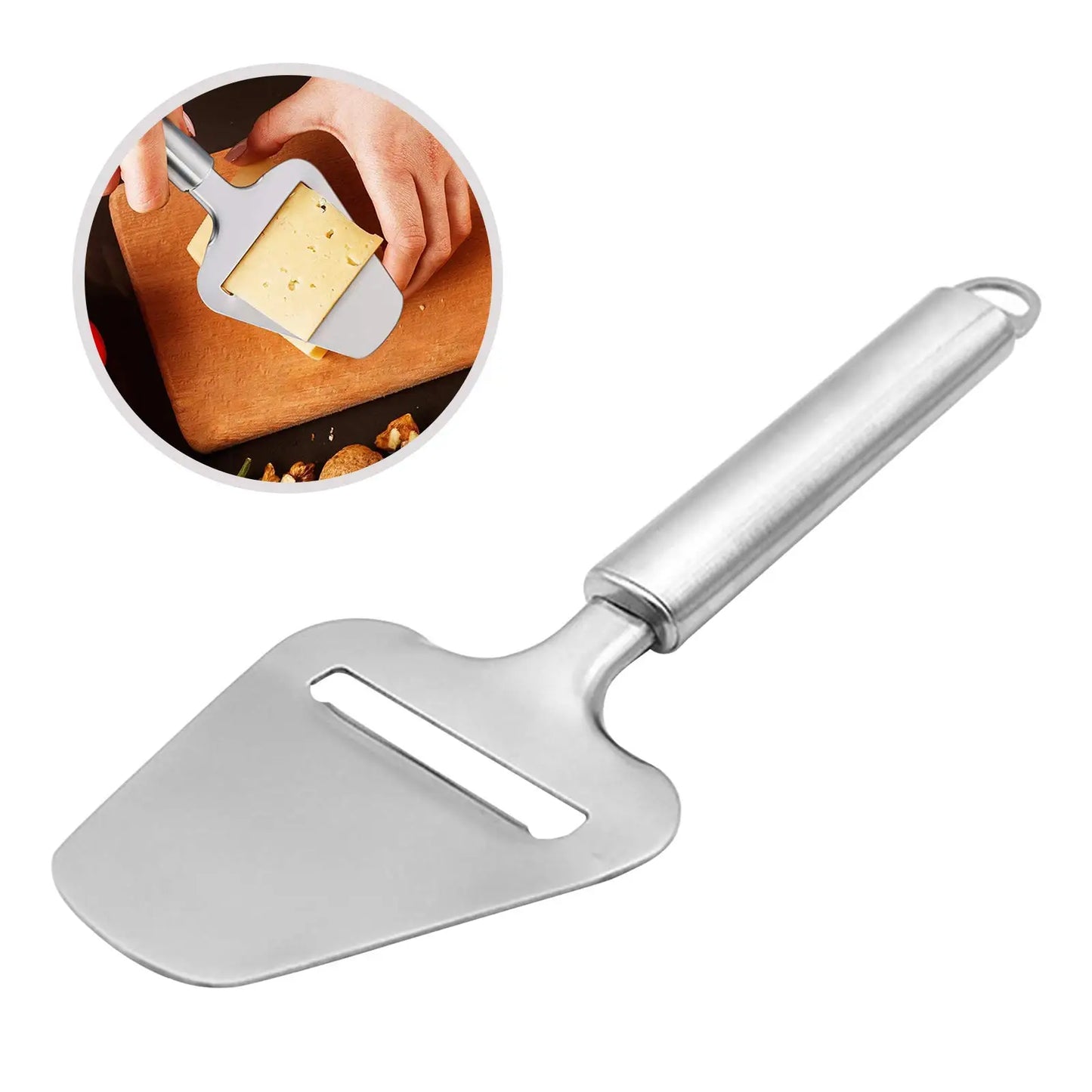 1PC Stainless Steel Cheese Slicer Heavy Duty Flat Cheese Cutting Machine Non Stick Cheese Slicer Butter Slicer Kitchen Tools