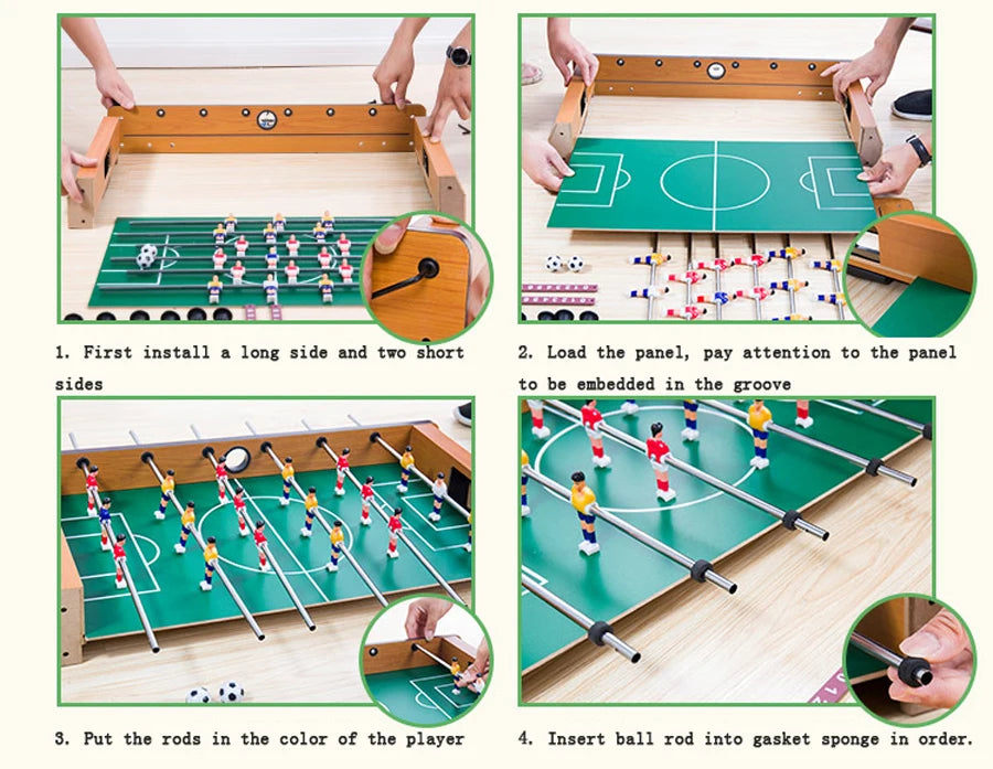 Football Table Games Foosball Table Soccer Tables Party Board Mini Balle Baby Foot Ball Desk Interaction Game Kid Player Gift