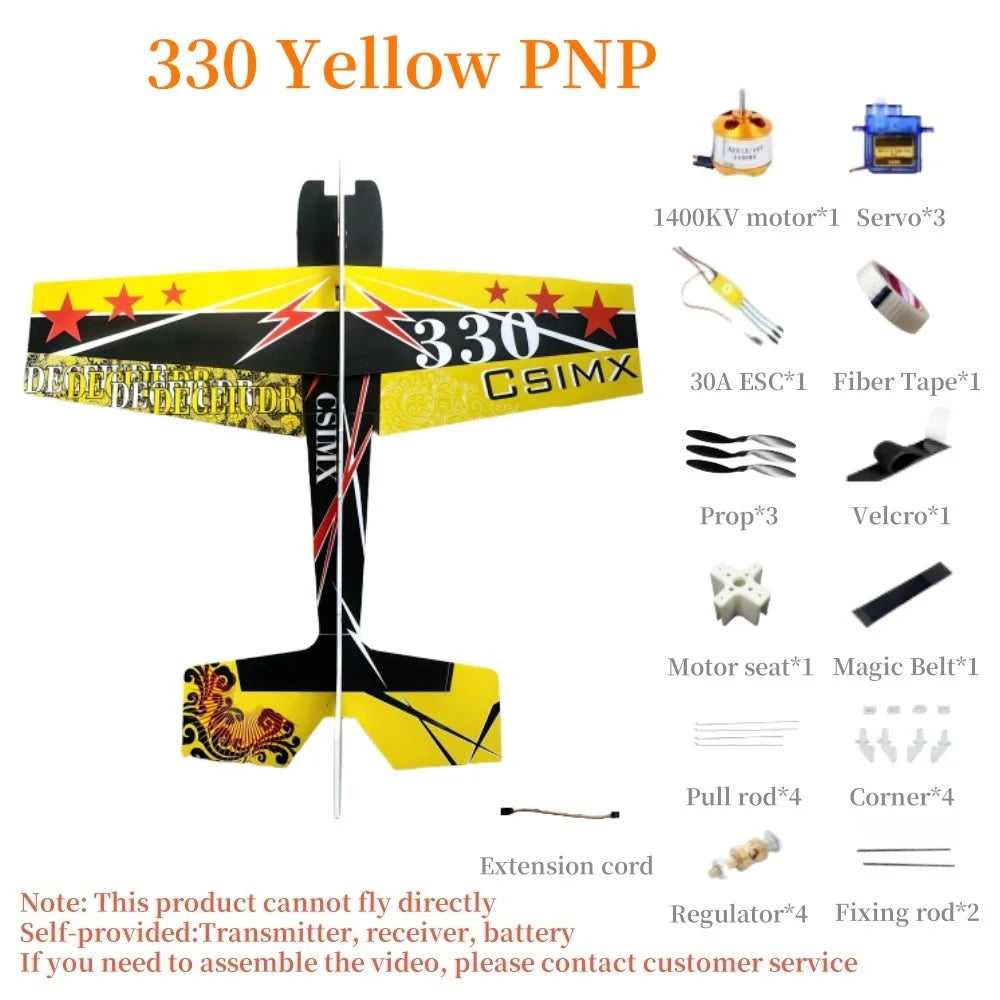 330 Rc Airplane 3D Mercury Fixed-wing Magic Board Plane Take Your RC Flying To The Next Level KIT DIY Remote Control Plane