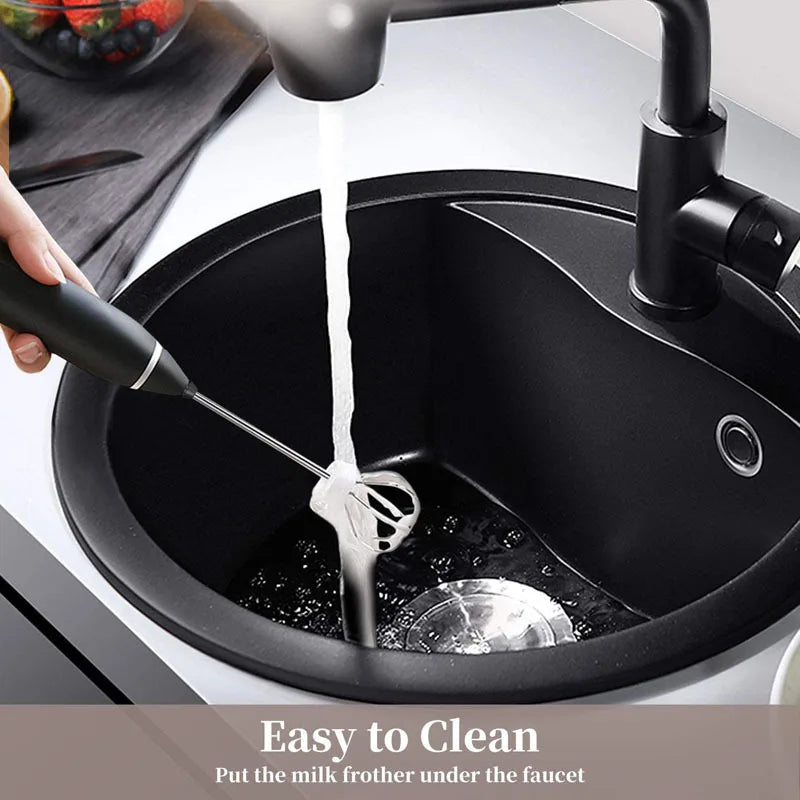 Mini Electric Handheld Milk Frother Electric Blender with USB Electrical Maker Whisk Mixer for Milk Frother Cappuccino