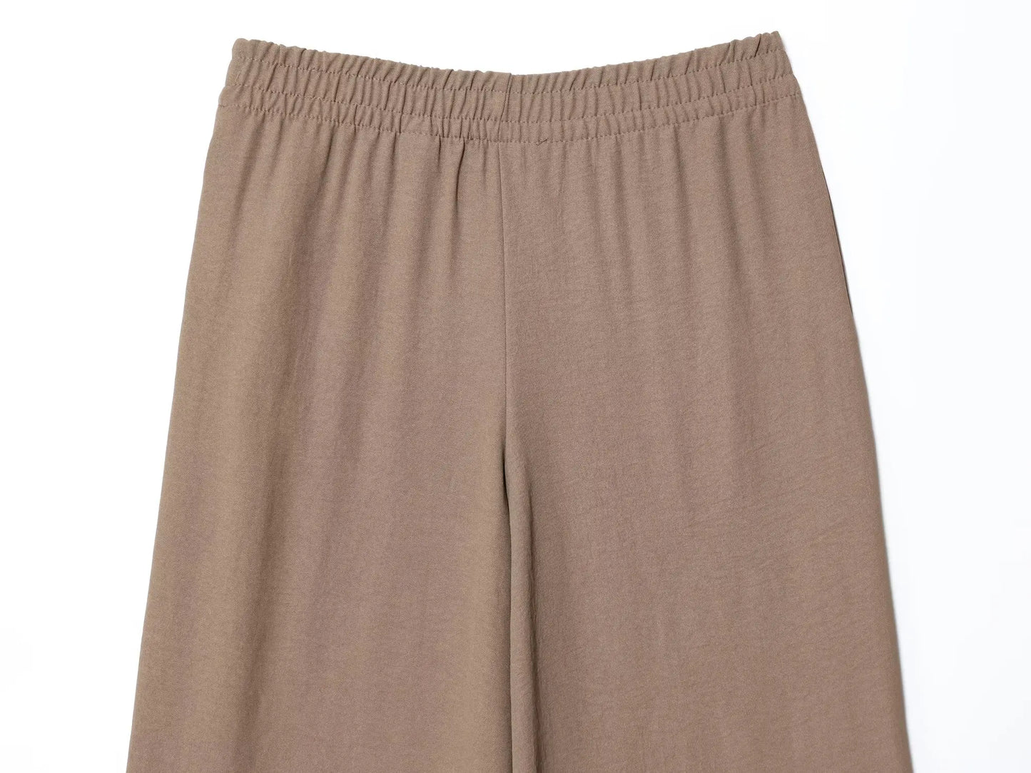 Wide Leg Pants 2 Pieces Sets For Women Side Button Half Sleeve Shirt Top Trousers Women's Suit 2025 Casual Woman Outfits