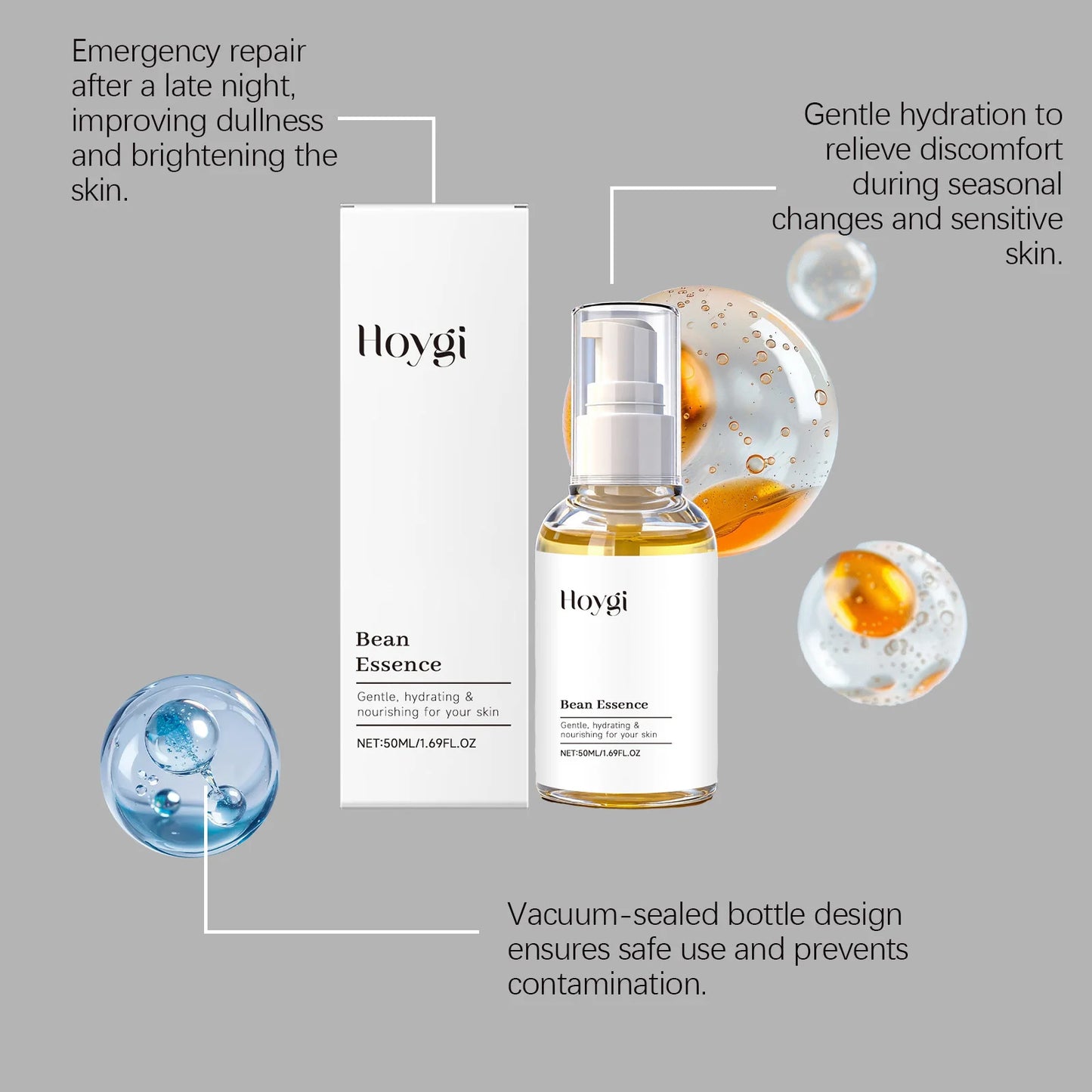 Hydrating Facial Serum Moisturizer for Dry Skin Remedy Winter Skincare Deep Hydration Lock Nourishment Daily Facial Care