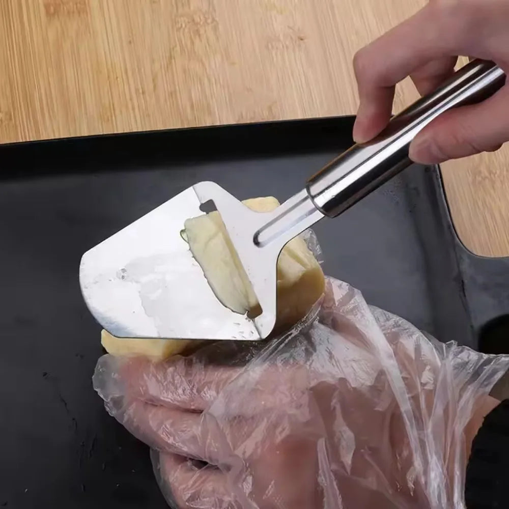 1PC Stainless Steel Cheese Slicer Heavy Duty Flat Cheese Cutting Machine Non Stick Cheese Slicer Butter Slicer Kitchen Tools