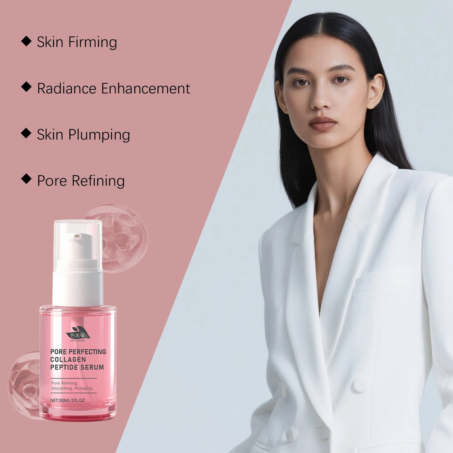 Facial Moisturizing Essence Collagen Serum Firming Lifting Reduce Dullness Skin Rejuvenation Soothing Redness Nourish Skin Care