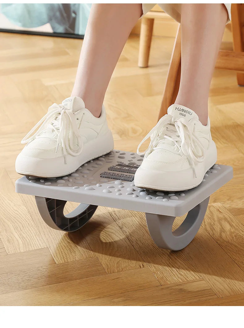 Foot Rest Under Desk Rocking Footstool with Massage Rollers Foot Rest Foot Relaxation Circulation for Home Study Office Work