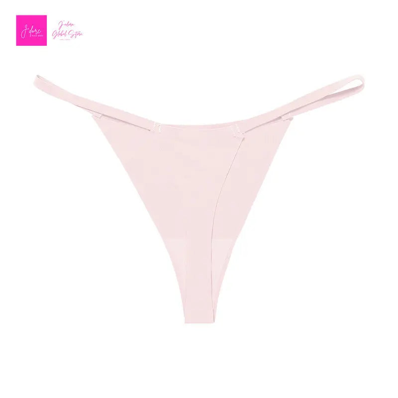 1 Pc Sexy Ladies T-back Underpants Silk Patchwork Stretch Thongs Womens G-string Panties Thong Lingerie Panties Women Thong