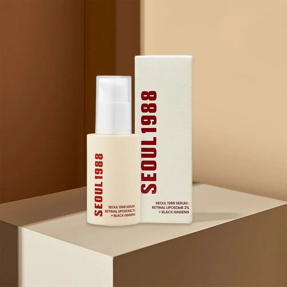 Seoul 1988 Moisturizing Eye Cream Niacinamide Retinoic Acid Ginseng Essence Firm Cream Lighten Fine Lines Deep Care Essence Set