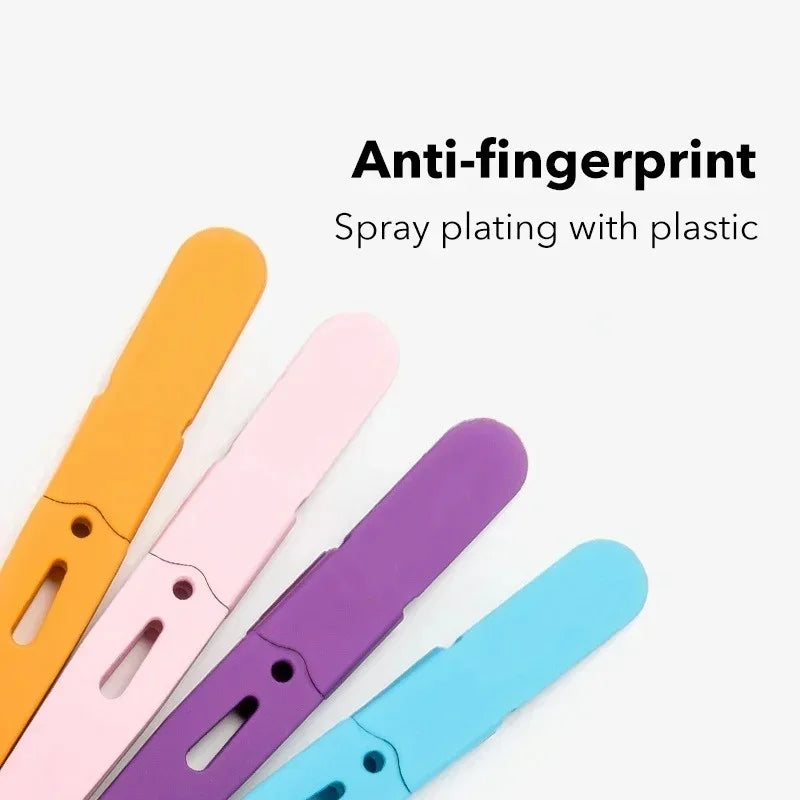 186--  Eyebrow Tweezer Colorful Hair Beauty Fine Hairs Puller Stainless Steel Slanted Eye Brow Clips Removal Makeup Tools