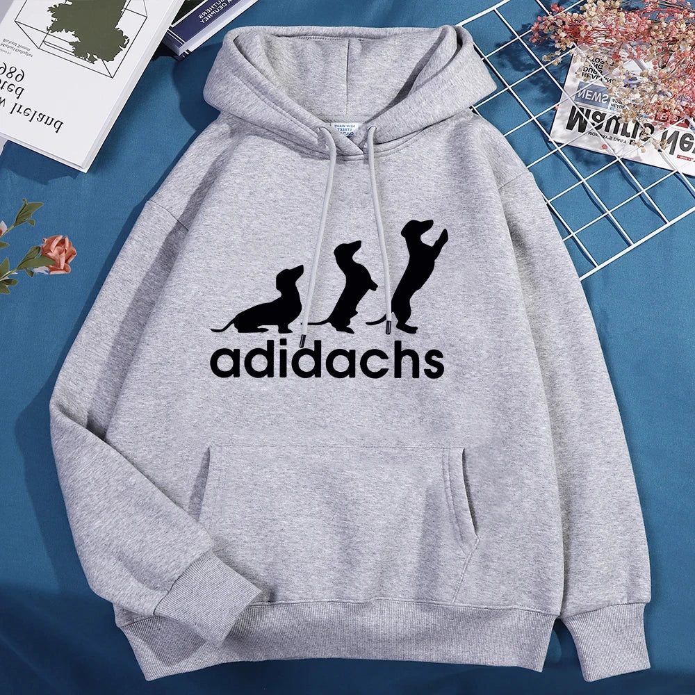 New Dachshund Dog Lover Printed Pullover Fashion Women Men Hoodies Dachshund Long Sleeve Casual Hooded Sweatshirt