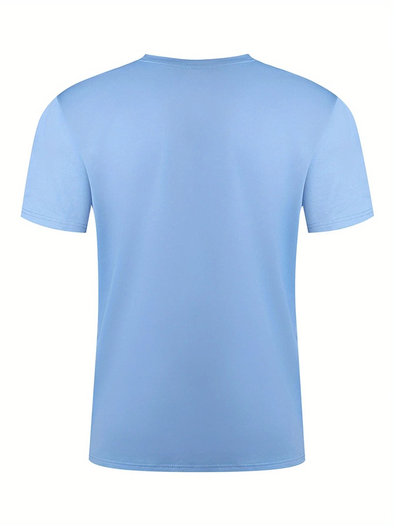 Summer Men's 100% Cotton Mountain Compass Graphic Printed Casual Loose Sports Comfortable Round Neck Short Sleeve T-shirt Top
