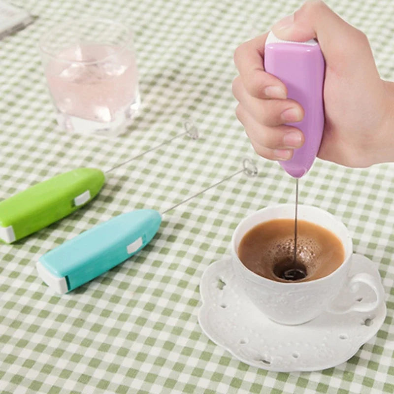 Blender Kitchen Accessories Drinks Milk Coffee Frother Foamer Whisk Mixer Stirrer Egg Beater Electric Mini Handle Kitchen Tools