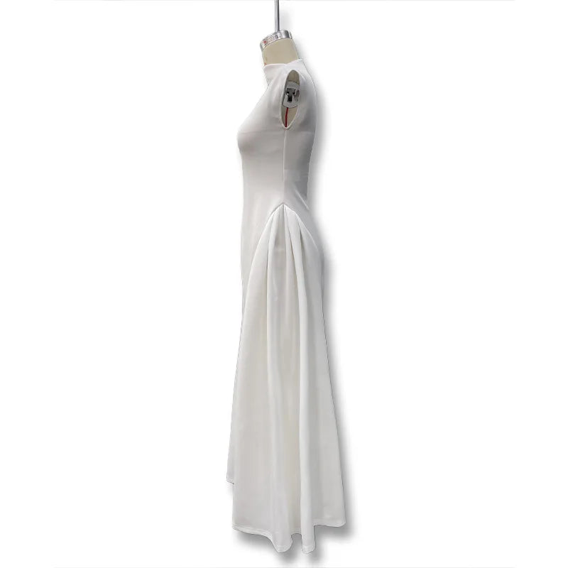 Evening Dress Dresses 2025 Woman Vestidos A-line Women's Clothing Solid Color Sleeveless Party Prom Banquet Temperament Elegant