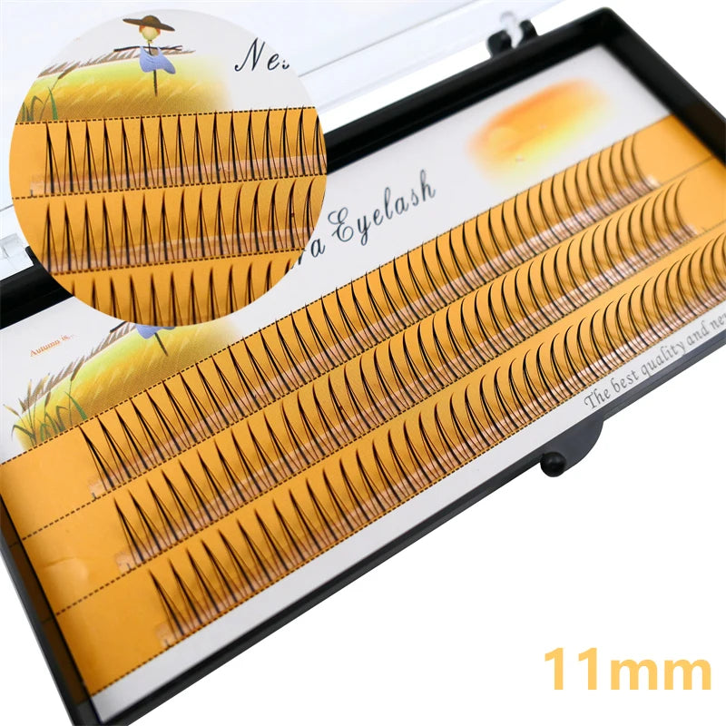 Natural Single Cluster False Eyelash 1 Box 120 Clusters Female Makeup Eyelash Extension False Eyelash Tool