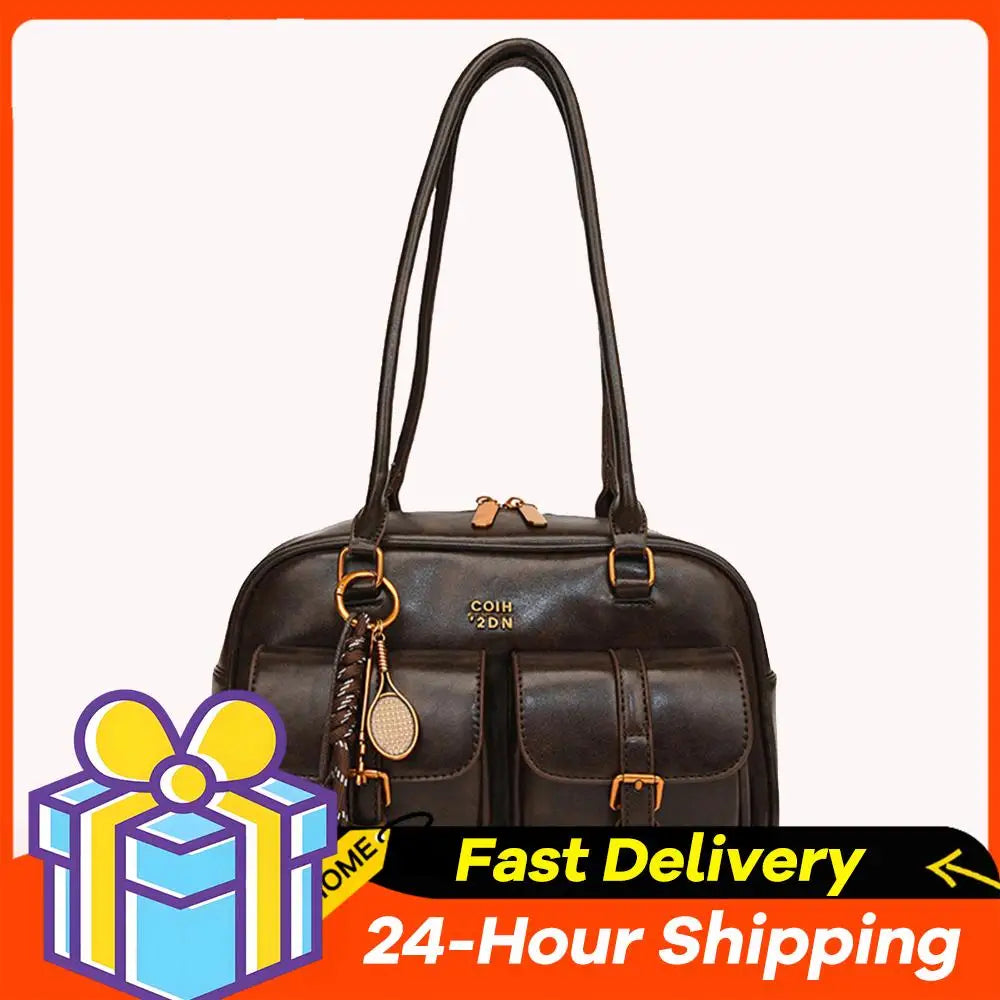 Ladies Large-Capacity Tote Bag Women Vintage Retro Chic Handbags Girl Shopping Shoulder Bag Women's Purses Top Handle Bags