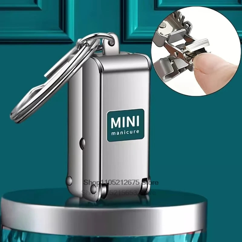 Nail Clippers Collapsible Portable Travel Fingernail Nail Scissors Cutter Stainless Steel Manicure Tools