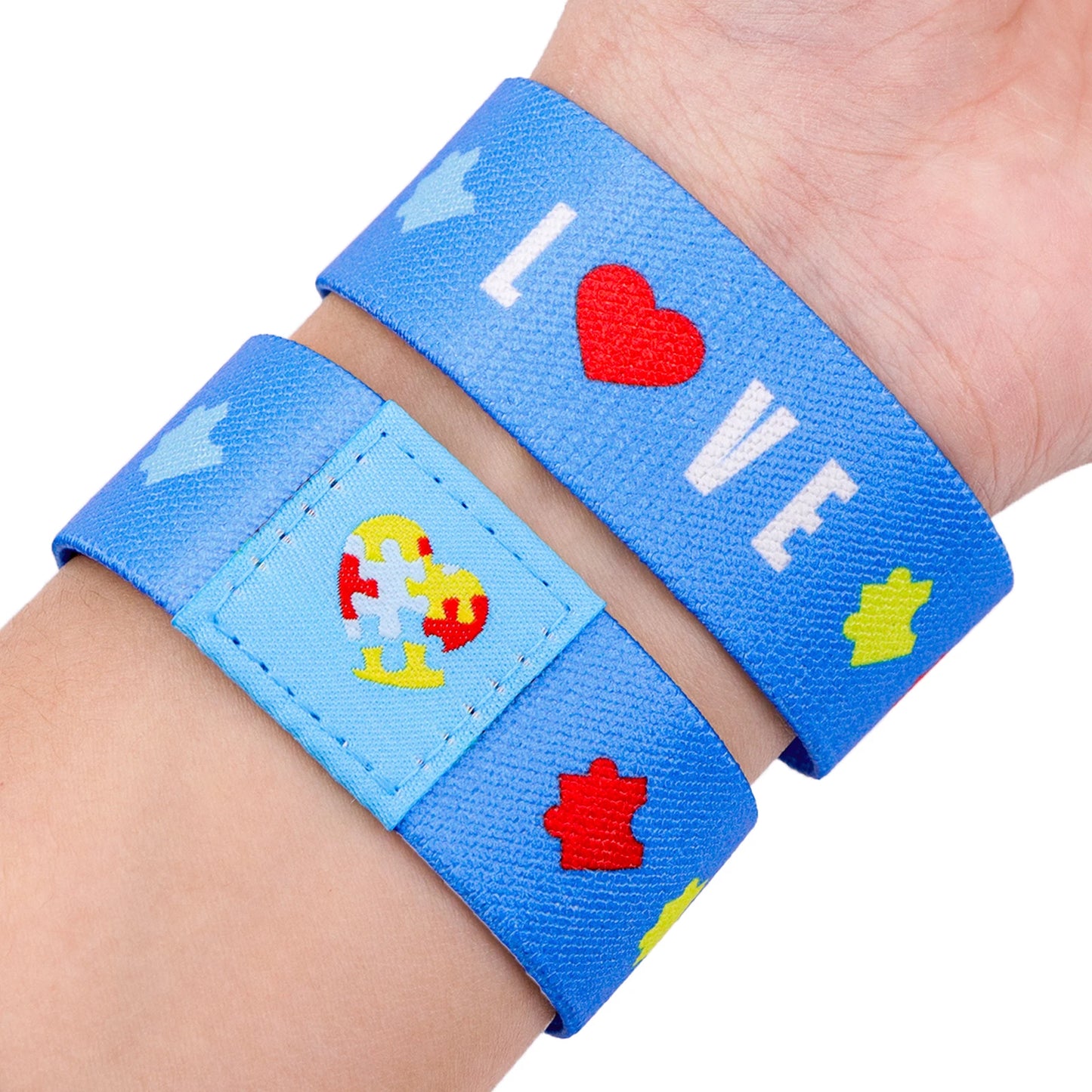 Autism Awareness Bracelet For Women Men Armband Sport Wristband Elastic Bangle Bracelets Accessories Doctor Nurse Gifts