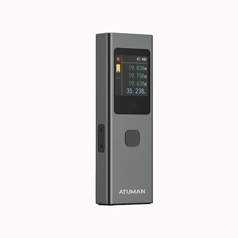 DUKA ATuMan Mini Laser Rangefinder LS6 40m Distance Angle Meter Measuring Tools Portable Rechargeable with Laser Line Marker