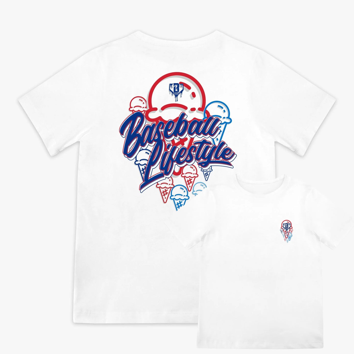 Baseball Lifestyle Graphic T Shirt Summer Short Sleeve Cotton Tee Casual Daily Wear Breathable Clothing Gift for Baseball Fans