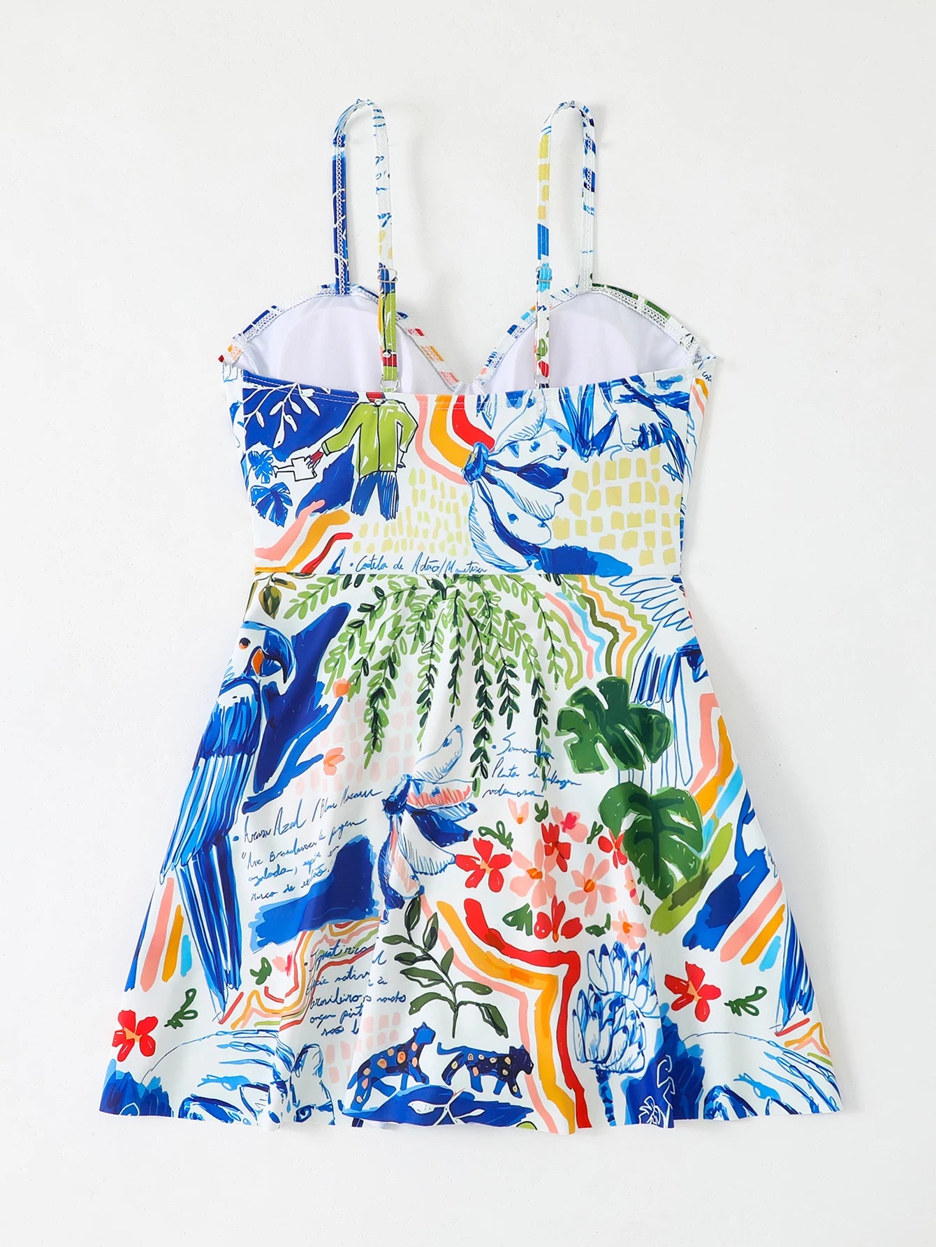 Women's One-Piece Swimsuit with Skirt, Conservative Style Swimwear, Comfortable and Stylish Bathing Suit for Beach and Pool