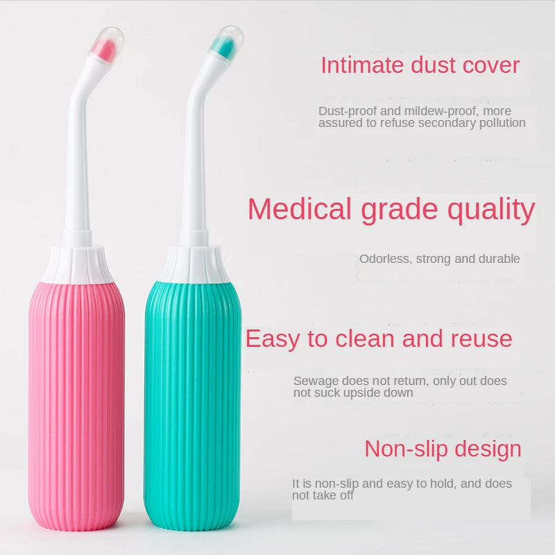 500ml Portable Bidet Private Parts Flushing Device Baby Butt Cleaner Confinement Pregnant Lying-in Women's Perineum Body Bidet