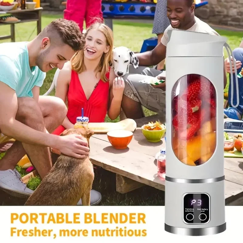 Kitchen Juicer Blender Portable Blender Kitchen Appliances Juice Milkshake 450ml Home Electric Portable Mini Juicing Cup